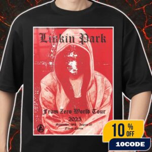 Linkin Park From Zero World Tour FZ 2025 Tour Milwaukee Poster August 25th Artwork By Albert Reyes Merch Unisex T-Shirt
