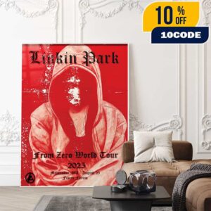 Linkin Park From Zero World Tour FZ 2025 Tour Milwaukee Poster August 25th Artwork By Albert Reyes Poster Canvas Home Decor