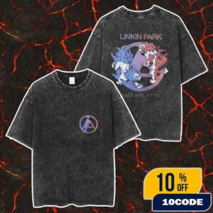 Linkin Park x Peace And After Japan Web Store Komainu Merch Unisex Two Sided Washed T-Shirt
