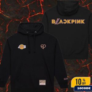 Los Angeles Lakers Mitchell & Ness x BLACKPINK Pullover Hoodie Limited Edition Merch NBA Shirt