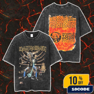Merch Unisex Two Sided Washed T Shirt
