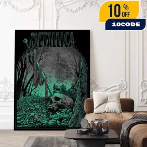 Metallica King Nothing By Dan Dippel Limited Edition 2025 Load Remastered Poster Canvas Home Decor