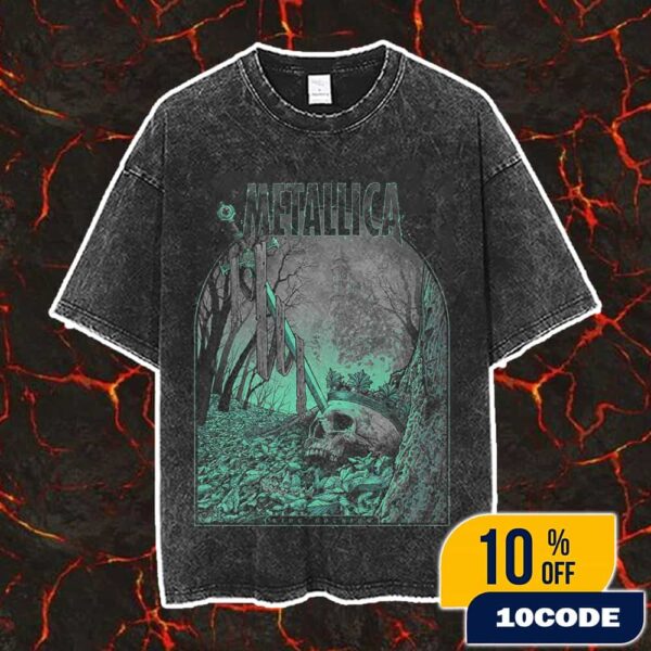 Metallica King Nothing By Dan Dippel Limited Edition 2025 Load Remastered Vintage Washed Unisex T-Shirt
