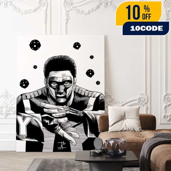 Mister Terrific From Superman Manga Artist Manabu Yashiro Illustrations Art Style Poster Canvas Home Decor