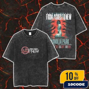 New Disease From Ashes To New Magnolia Park Until I Wake Not Enough Space Poster Tour Dates 2025 Merch Unisex Two Sided Washed T-Shirt