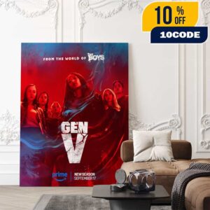 New Movie Poster For Student Union From The World Of The Boys Gen V New Season September 17 2025 Poster Canvas Home Decor