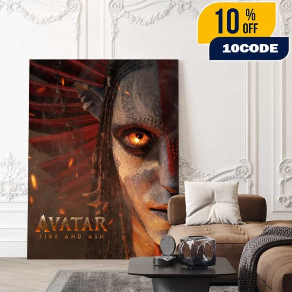 New Official Poster For Avatar Fire And Ash December 19 2025 Poster Canvas Home Decor