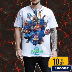 New Poster For Zootopia 2 Theaters Poster On November 26 2025 All Over Print Graphic T-Shirt, Hoodie