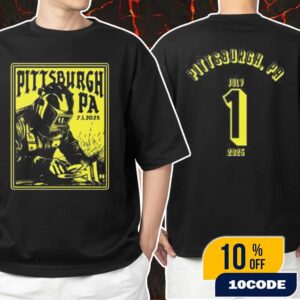 Official 311 Band Tee Art By garett.watt July 1 2025 At Pittsburgh PA Stage AE With Badflower Unisex T-Shirt Merchandise