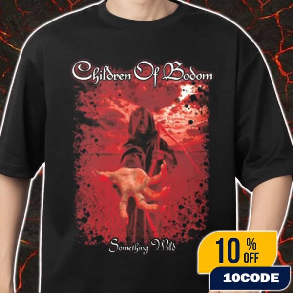 Official Children Of Bodom New Arrivals Merch July 15th 2025 Something Wild Cover Merch Unisex T-Shirt