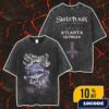 Official Ghost Band Merch Skeletour 2025 July 9 At Baltimore Maryland Exclusive Merch Unisex Two Sided Washed T-Shirt