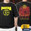 Offical Pantera Cowboys From Hell Band Photo And The CFH Logo 2025 Tour Dates Backprint Unisex T-Shirt