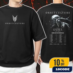 Orbit Culture Death Above Life With Gaerea x Atlas Support EU-UK Tour 2025 Poster Headline Tour Dates Unisex T-Shirt Merchandise