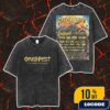 Official Immolation Band Extinguishing Light Tour 2025 At Brazil Tour Dates Backprint Merch Unisex Two Sided Washed T-Shirt