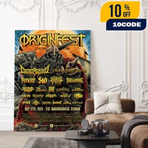 Origin Fest Unlimited Pressure 2025 Poster Line Up Poster Canvas Home Decor