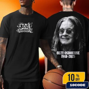 Ozzy Osbourne Blizzard Of Ozz Bark At The Moon Legend RIP 1948-2025 Memorial Unisex T-Shirt