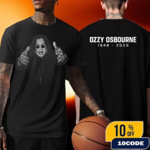 Ozzy Osbourne Thank You For The Music Metal Will Never Die RIP Prince Of Darkness 1948-2025 Unisex T-Shirt