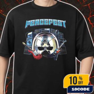 Peacemaker Mask Artwork Poster Peacefest July 24-26 2025 At San Diego CA Prepare To Be Rocked DC Studios Merch Unisex T-Shirt