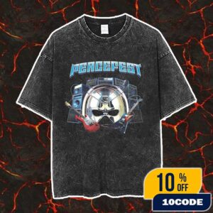 Peacemaker Mask Artwork Poster Peacefest July 24-26 2025 At San Diego CA Prepare To Be Rocked DC Studios Vintage Washed Unisex T-Shirt