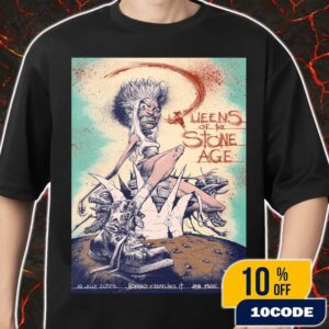 Queens Of The Stone Age 16 July 2025 Poster Event At Romano d’Ezzelino Italy AMA Music Festival Artwork By waysha Merch Unisex T-Shirt