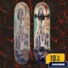 Primus Onward And Upward Tour July 16th 2025 At Michigan Lottery Amphitheatre At Freedom Hill Detroit MI Poster Artwork By Andrew and Rachael Johnson Skateboard Event Deck
