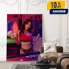 Asian Hottie Rae Lil Black Sexy On The Beach With Bikini Blacked Cover Poster Canvas Home Decor