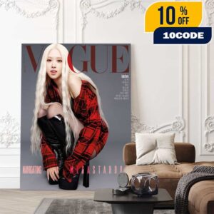 Roses Are Rosie Vogue Korea Magazine Cover Eight Stars Navigating Megastardom Poster Canvas Home Decor