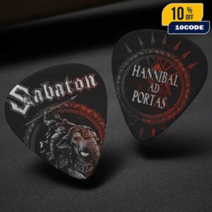 Sabaton Legends New Artwork 11th Studio Album Knock Knock Hanibal Ad Portas Lightning At The Gates 17 October 2025 Guitar Pick