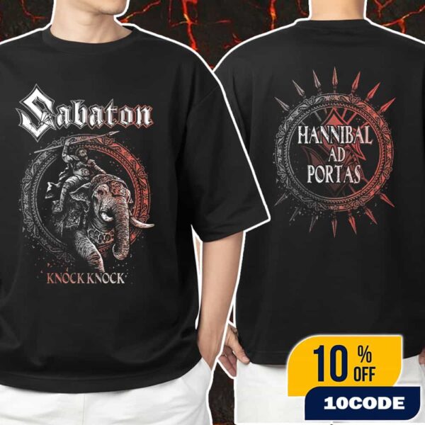 Sabaton Legends New Artwork 11th Studio Album Knock Knock Hanibal Ad Portas Lightning At The Gates 17 October 2025 Unisex T-Shirt Merchandise