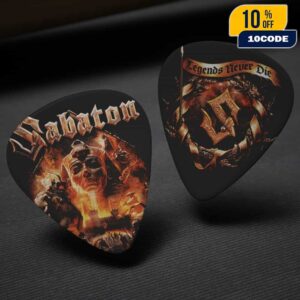 Sabaton Legends New Artwork 11th Studio Album Legends Never Die 17 October 2025 Guitar Pick