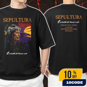 Marilyn Manson One Assassination Under God 2025 European Autumn Tour Dates Poster Artwork By Bill Yukich Unisex T-Shirt Merchandise