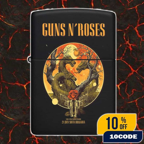 Sofia This Is Going To Be Special Guns N’ Roses World Tour 21 July 2025 At Sofia Bulgaria Vasil Levski National Stadium Poster Event Lighter Box