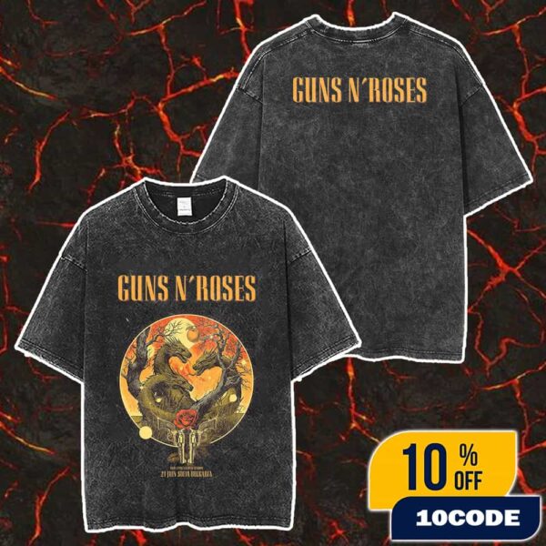 Sofia This Is Going To Be Special Guns N’ Roses World Tour 21 July 2025 At Sofia Bulgaria Vasil Levski National Stadium Poster Event Merch Unisex Two Sided Washed T-Shirt