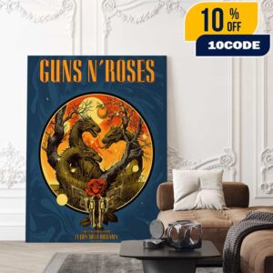 Sofia This Is Going To Be Special Guns N’ Roses World Tour 21 July 2025 At Sofia Bulgaria Vasil Levski National Stadium Poster Event Poster Canvas Home Decor