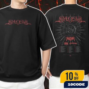 Sylosis EU UK Headline Tour 2025 With revocation x DISTANT x Life Cycles Poster Tour Dates Unisex T-Shirt Merchandise