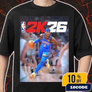 The Generational Run Continues Shai Gilgeous-Alexander NBA 2K26 Standard Edition Cover Athlete Limited Edition Merch Unisex T-Shirt