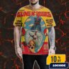 Queens Of The Stone Age The End Is Nero Tour July 15 2025 Pistoia Blues Festival Italy Poster Event Artwork By F4D Studios All Over Print Graphic T-Shirt, Hoodie