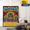 The Offspring’s Supercharged Worldwide North American Tour 2025 July 12 At Tampa FL MidFlorida Credit Union Amphitheatre Limited Poster Artwork By Niclas M Poster Canvas