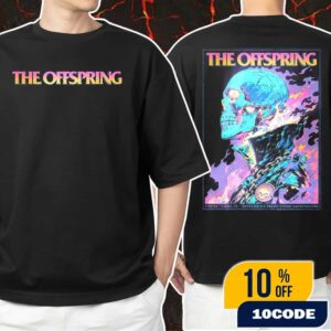 The Offspring’s Supercharged Worldwide North American Tour 2025 July 12 At Tampa FL MidFlorida Credit Union Amphitheatre Limited Poster Artwork By Niclas M Unisex T-Shirt