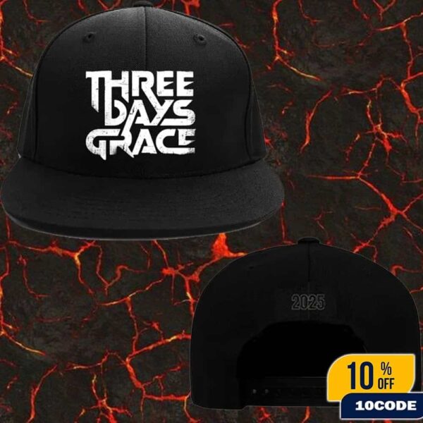 Three Days Grace Alienation 2025 Tour Hat Merchandise Fan Gifts Snapback, Classic Hat-Cap