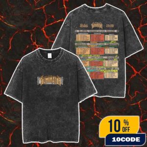 Tolminator Metal Fest III 23-27 July 2025 At Tolmin Slovenia 666 Poster Line Up Merch Unisex Two Sided Washed T-Shirt