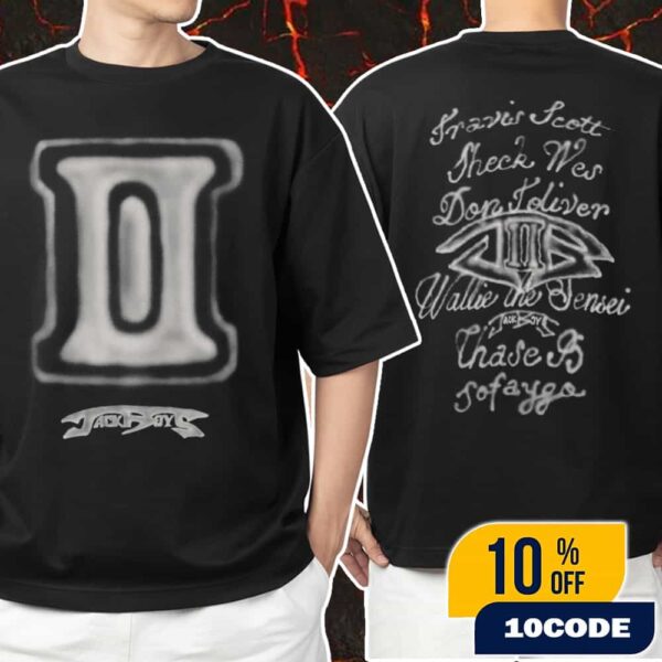 Travis Scott Cactus Jack Jackboy 2 Pack B2 Limited Edition CJ x FOX Racing Collaboration Streetwear And Motor Style Unisex T-Shirt Merchandise