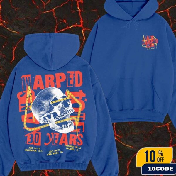 Vans Warped Tour 2025 Anniversary 30 Years Vans 30 Years Hoodie Merchandise Classic T-Shirt