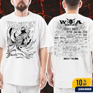 Wacken Open Air 2025 Festival In Schleswig Holstein Germany Wyrmfire T-Shirt Fest From July 30 To August 2 2025 Classic Two Sides