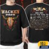 Wacken Open Air 2025 In Schleswig Holstein Germany Moshpit Tee Festival From July 30 To August 2 Merch Two Sides T-Shirt