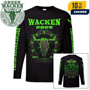 Wacken Open Air 2025 In Schleswig Holstein Germany Stargate Longsleeve Festival From July 30 To August 2 Merch Shirt
