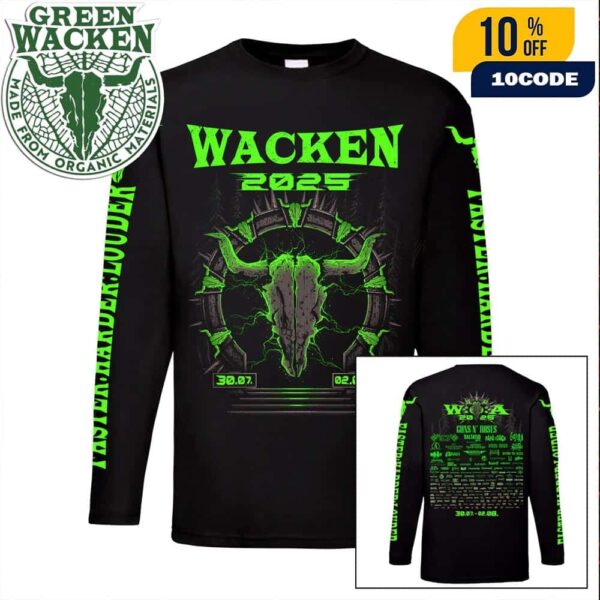 Wacken Open Air 2025 In Schleswig Holstein Germany Stargate Longsleeve Festival From July 30 To August 2 Merch Shirt