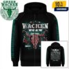 Wacken Open Air 2025 In Schleswig Holstein Germany The Thing Hoodzip Festival From July 30 To August 2 Merch Shirt