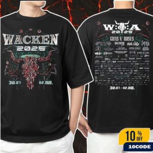 Wacken Open Air 2025 In Schleswig Holstein Germany The Thing Tee Festival From July 30 To August 2 Merch Two Sides T-Shirt