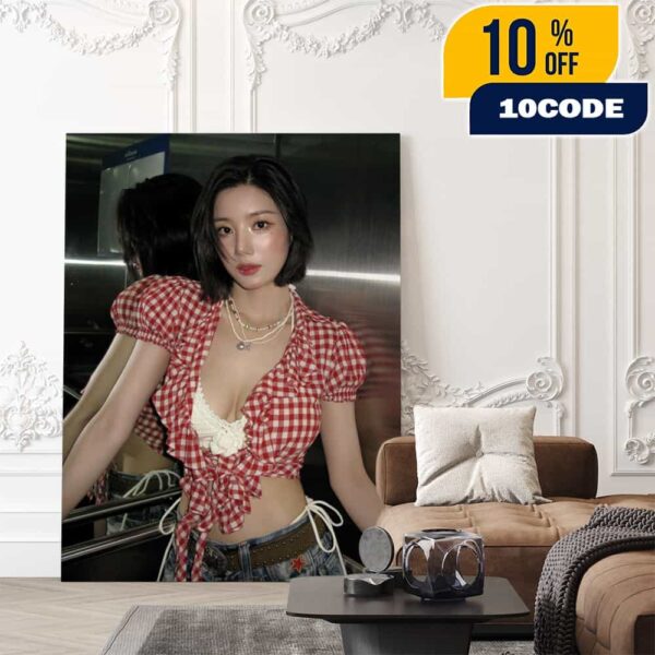 Waterbomb Festival 2025 Seoul Queen Kwon Eun Bi Viral Slay Moment Photo Shoot Poster Canvas Home Decor